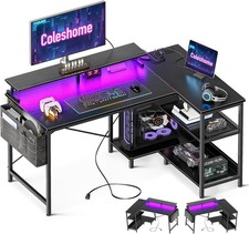 Coleshome L Shaped Gaming Desk