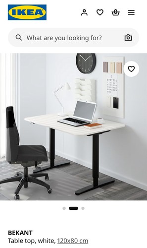 Ikea bekant desk white - bekant, desk,