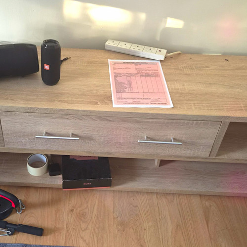 Brown wood computer - computer, with