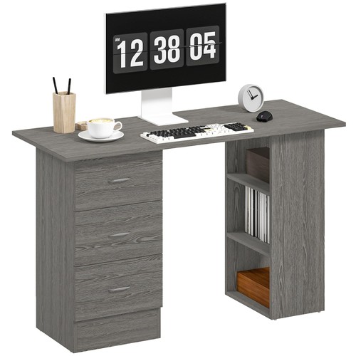 Homcom computer desk drawers - homcom,