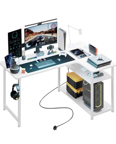 Comhoma shaped gaming desk - l,