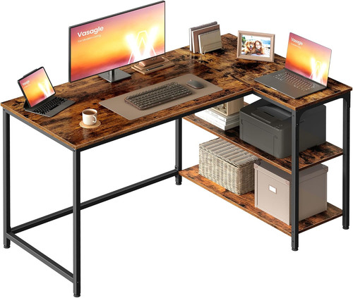 Shaped corner desk computer - desk,,