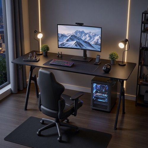 Gaming desk computer - computer, table