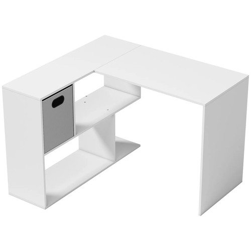 Homcom shaped computer desk - l,