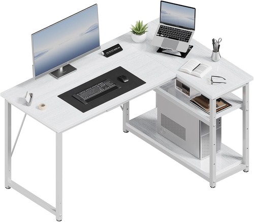 Jummico shaped desk - shaped, 120x80cm