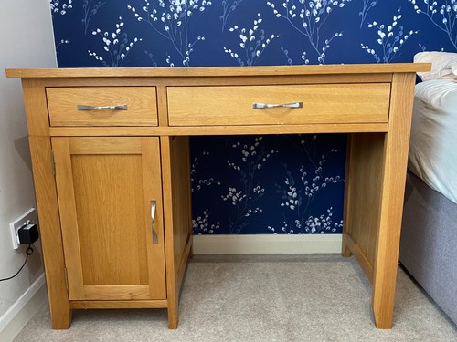 Oakland pure oak desk - desk, for