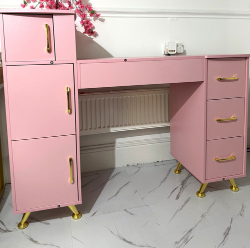 Pink gold freestanding nail - &,