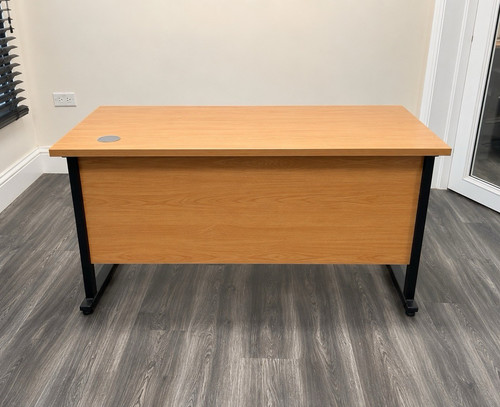 Oak office desk 120cm wide - office,