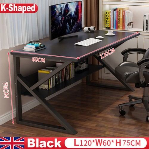 Shaped gaming desk - k-shaped,