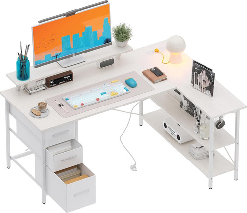 Corner computer desk with - corner,
