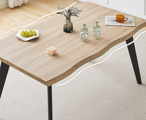 Modern wooden computer desk - computer,