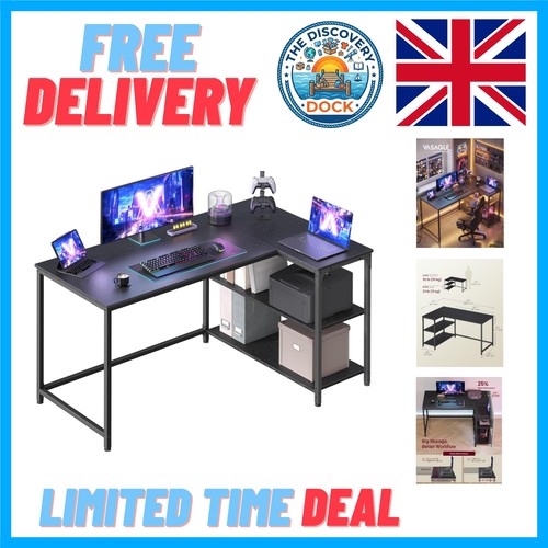Elegant shaped corner desk - corner,