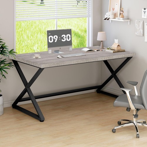 Ibf home office desk - desk, grey