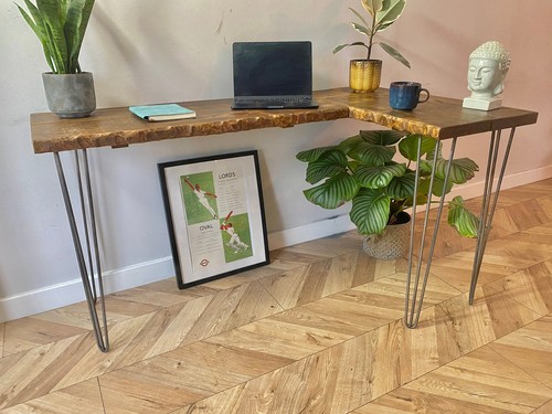 Forêt shaped live edge - l-shaped,