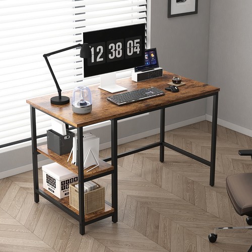 Computer desk shelves - computer, on