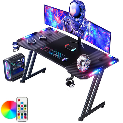 Led gaming desk - computer, table
