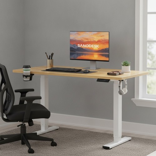 Modern height adjustable desk - modern,