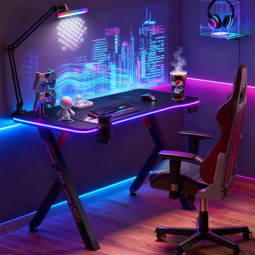 Large gaming desk versatile - gaming,