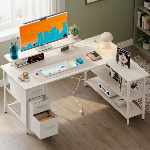 Corner computer desk shaped - corner, l-shaped