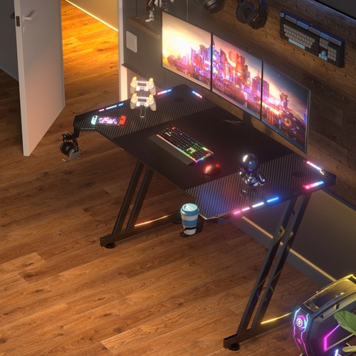 120 140cm gaming desk with - gaming,