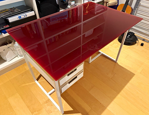 John lewis red glass - john, top