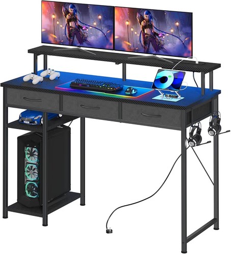 Rgb corner gaming desk with - rgb,
