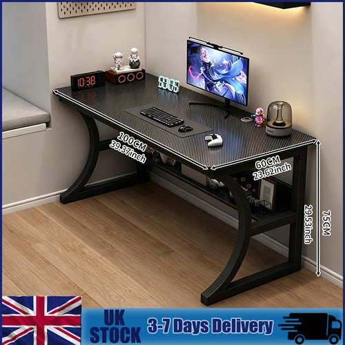 Office computer desk with - office,