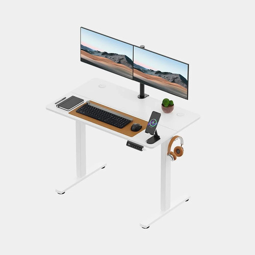 Vonhaus white standing desk - vonhaus,
