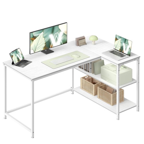 Shaped computer desk corner - shaped,